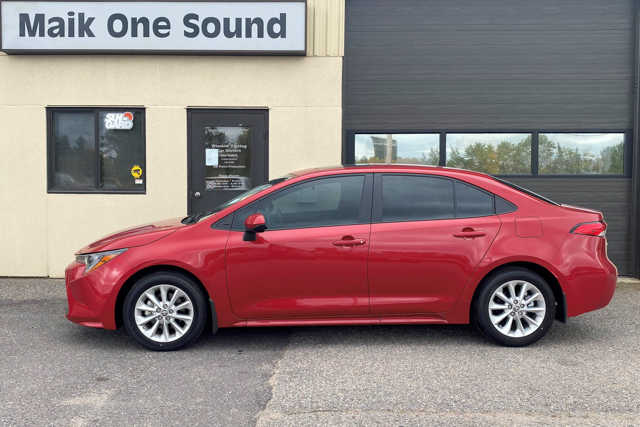 Toyota 2022 Corolla with professional window tint in North Bay